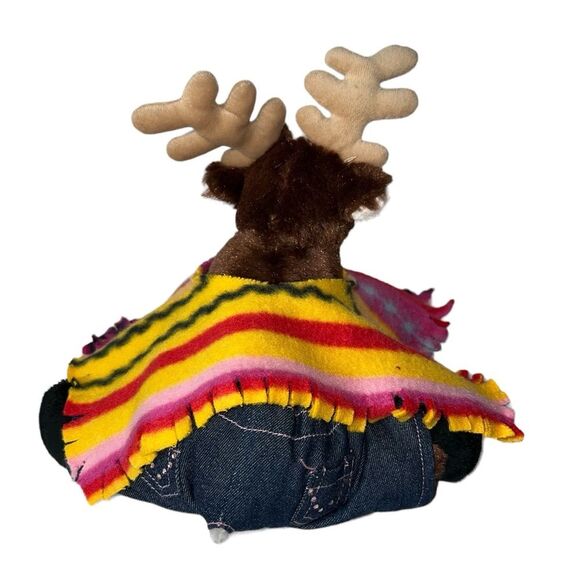 Ganz Webkinz Reindeer No Code with Clothes Stuffed Animal Plush HM137 - Picture 3 of 10